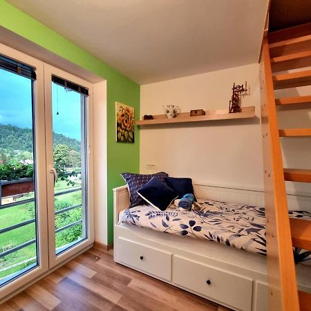 Gartnar Home -Hiska S Pridihom Domacnosti In Pogledom Na Hribe. Радовлица Экстерьер фото